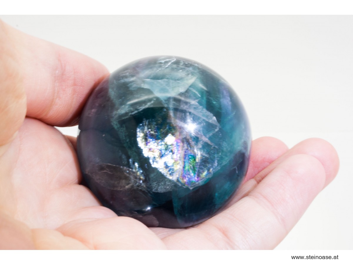 Teal Fluorite Sphere 